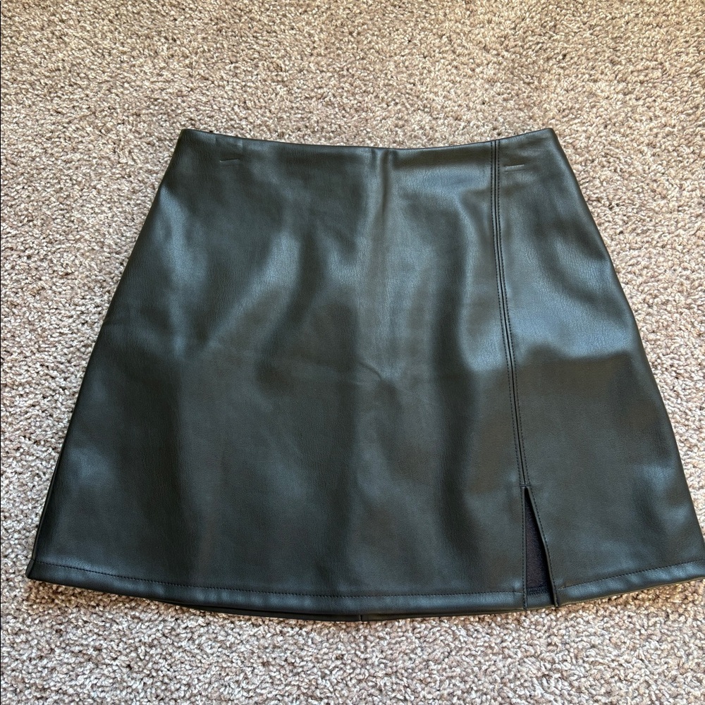 Hollister Leather Skirt